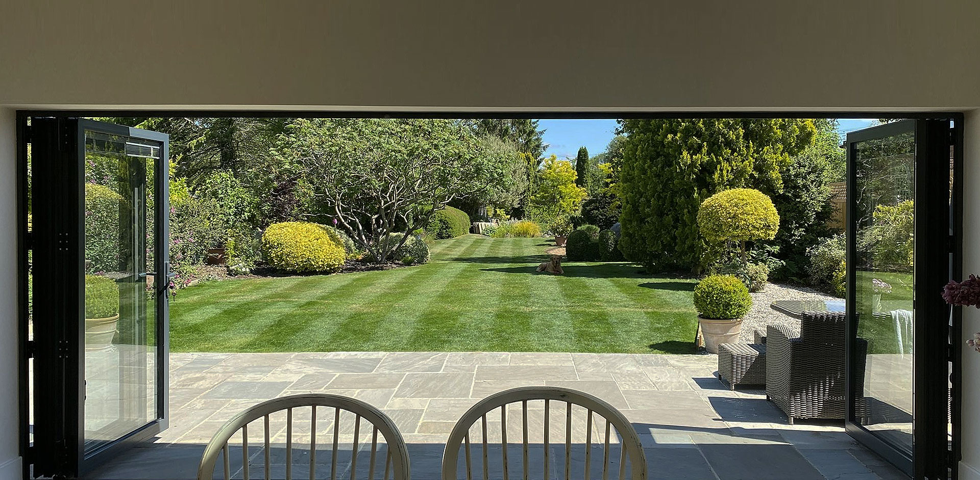 Garden-facing glazing connecting a London home to the outside space